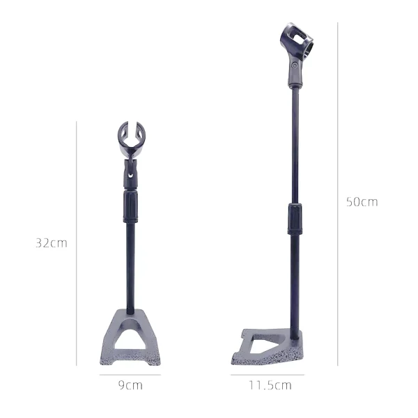 AH-01SL small A iron seat + extended lifting rod microphone clip