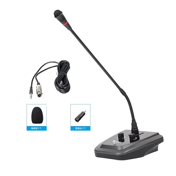 C-003-L Wired 6.35mm Soft Tube Conference Microphone Soft Tube