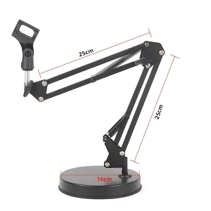 CB-025C-01 plastic disc holder cantilever bracket microphone clip