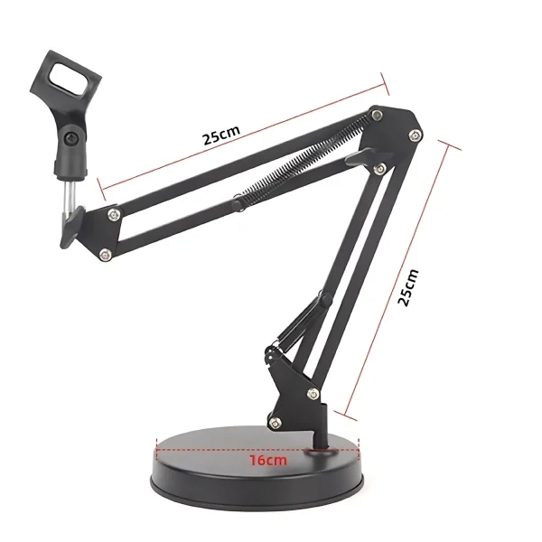 CB-025C-01 plastic disc holder cantilever bracket microphone clip