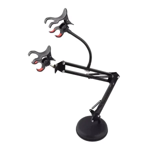 CB-025C-06 plastic disc holder cantilever bracket double phone bracket