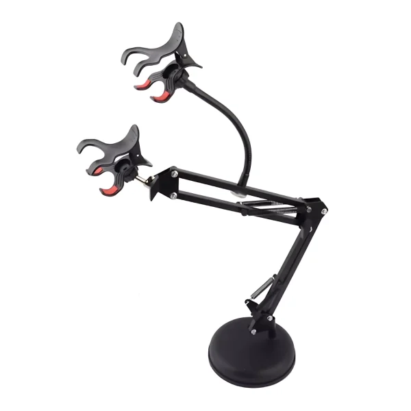 CB-025C-06 plastic disc holder cantilever bracket double phone bracket