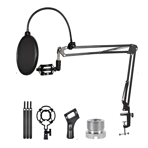 CB-035A-03 cantilever bracket aluminum BOP plastic shock proof microphone clip Velac conversion nut