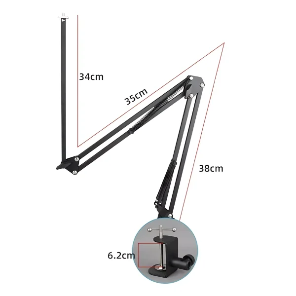 CB-035BL long rod video cantilever bracket large iron seat