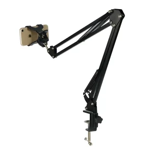 CB-035I-02 cantilever bracket with iron base phone clip