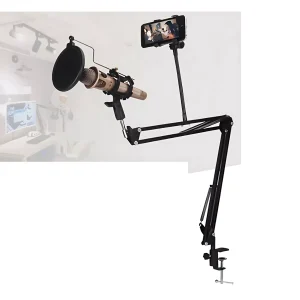 CB-035I-07 cantilever bracket iron holder phone clip + small BOP net small shock proof frame