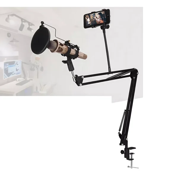 CB-035I-07 cantilever bracket iron holder phone clip + small BOP net small shock proof frame