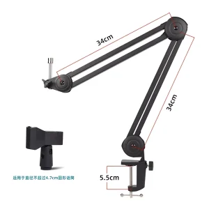 CB-135A non-spring cantilever short aluminum holder universal clamp
