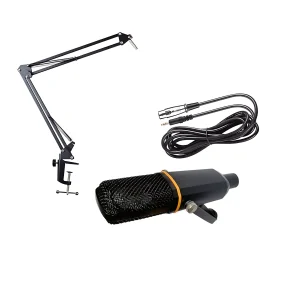 HC-500-02 microphone + windproof cotton +3.5 audio cable +35 iron holder