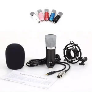 HC-701-01 microphone + windproof cotton + iron shock proof frame