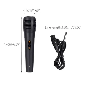 HD-003 Wired Dynamic Round Microphone
