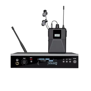 UHF wireless stereo monitoring, 200 frequency points, 1/2U