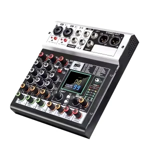 MT-040 4-way mixer USB Bluetooth effect live sound card