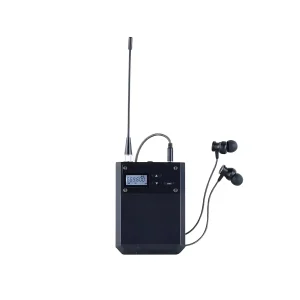 UHF wireless monitoring receiving headphones mono