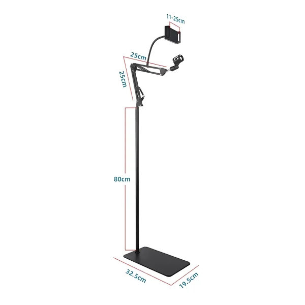 PH-130C-01 130cm cantilever landing frame flat plate clip microphone clip
