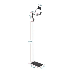 PH-170C-01 170cm cantilever landing frame flat clamp microphone clamp