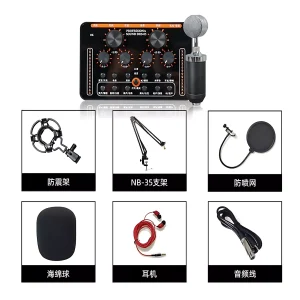 SC-005-04 Mobile Computer Live Sound Card Kit Baby Bottle