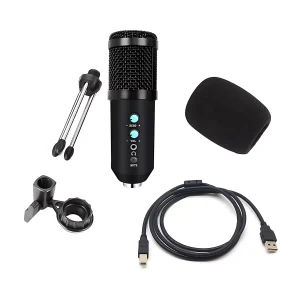 UF-811-02 USB reverberant microphone magnifier small three foot black
