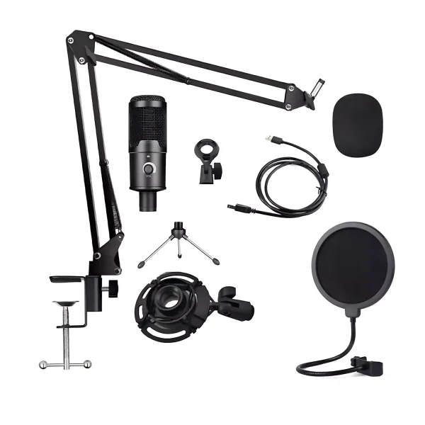 US-619-03 microphone + BOP net + windproof cotton +35 iron bracket + flat plate shock proof + small three feet of magnifying glass
