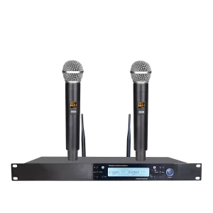 1T2 Digital Wireless Microphone with Infrared Sync & Rechargeable Handheld Design