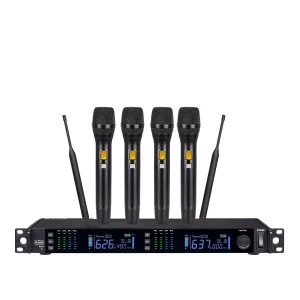 UHF 4T1 wireless microphone infrared frequency matching handheld
