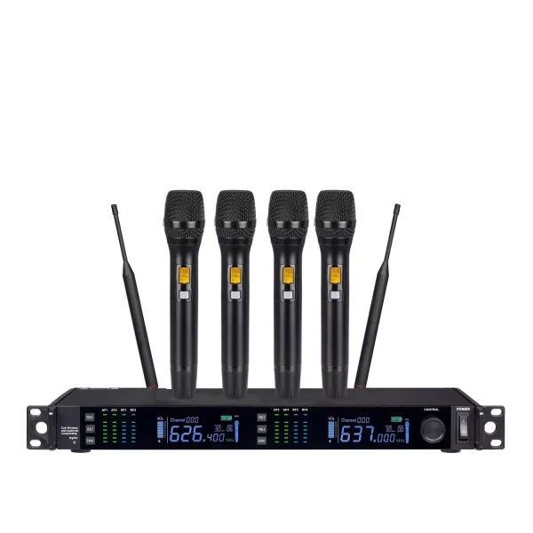 UHF 4T1 wireless microphone infrared frequency matching handheld