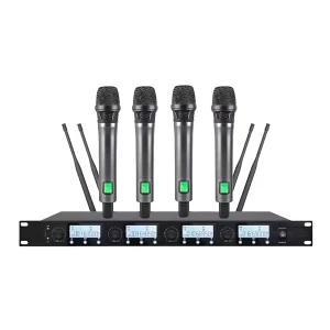 UHF 4T1 wireless microphone infrared frequency handheld