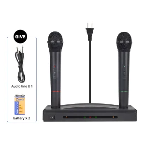 2.4G 2T1 handheld wireless microphone