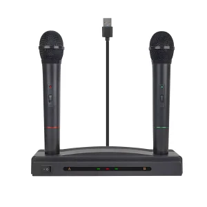 2.4G 2T1 handheld wireless microphone 5V