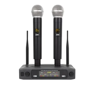 UHF 2T1 handheld wireless microphone