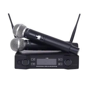 UHF 2T1 handheld wireless microphone
