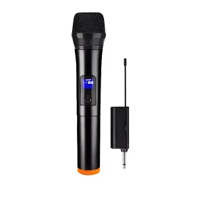 VHF 1T1 micro receiver wireless microphone handheld black