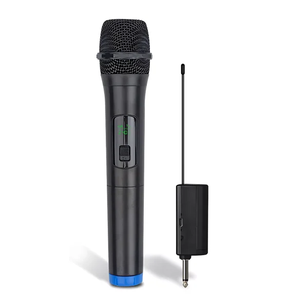 2.4G 1T1 micro receiver wireless microphone handheld black