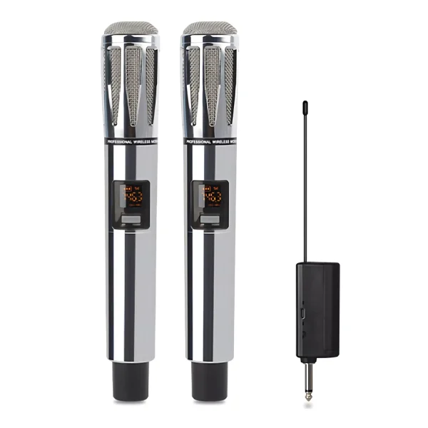 UHF 2T1 miniature wireless microphone handheld